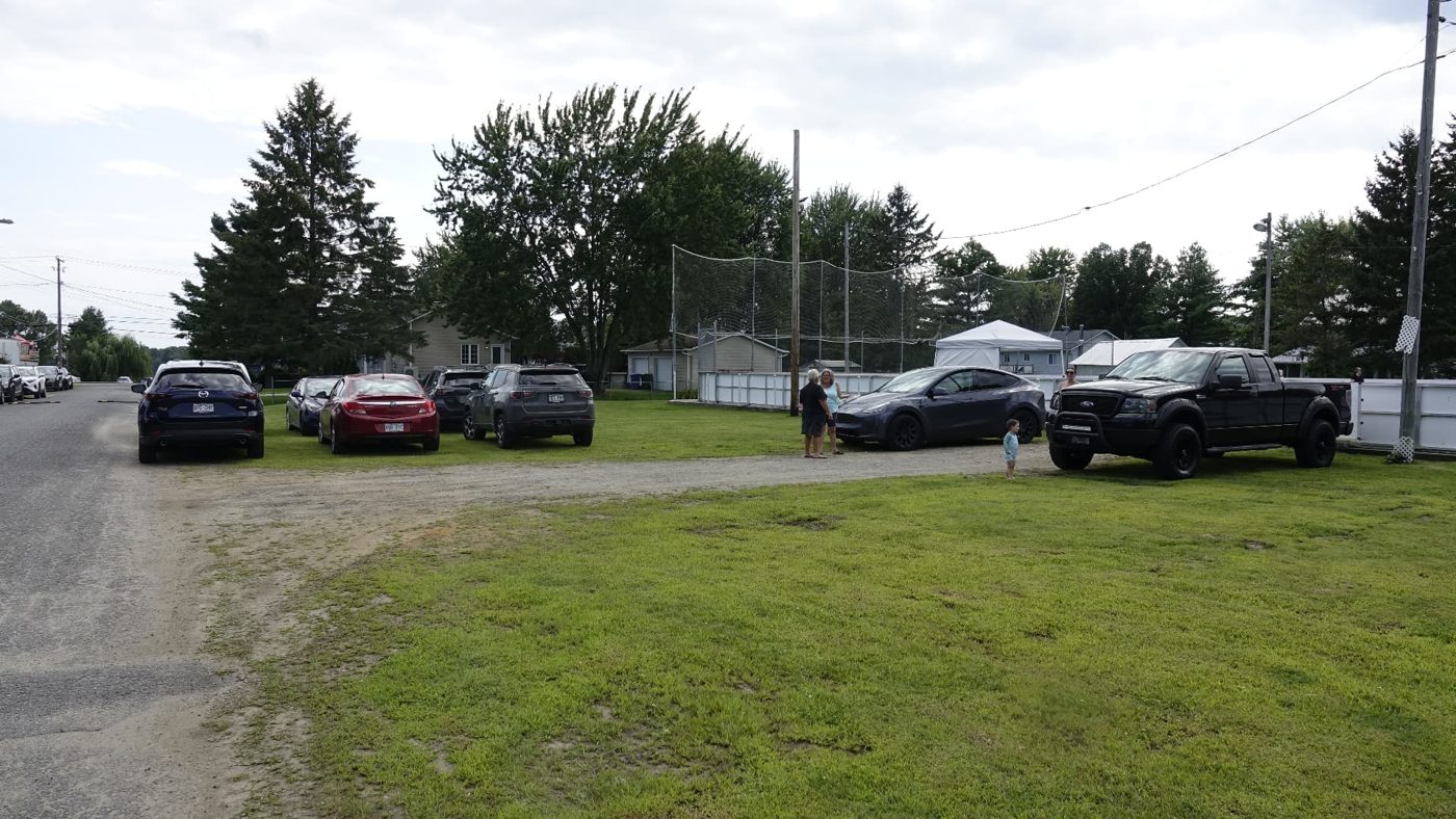 Grande affluence au parc municipal